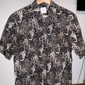 Paul Smith Monkey Short Sleeve Button Down